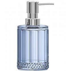 Porta Sabonete 300ml 7x16cm Splendor Azul Luster